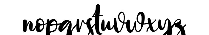 Astrography Font LOWERCASE