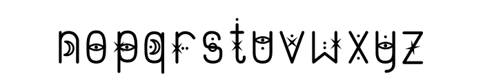 Astrology Font LOWERCASE