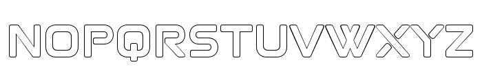 Astromax-Outline Font LOWERCASE