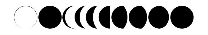 Astronomy Font OTHER CHARS