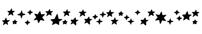 Astronomy Font UPPERCASE