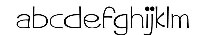 Astronot Font LOWERCASE
