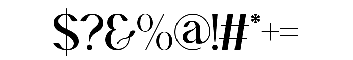 Asveda Regular Font OTHER CHARS