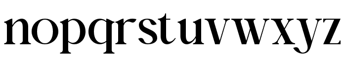Asveda Regular Font LOWERCASE