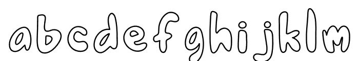 At73 Doodle Outline Font LOWERCASE