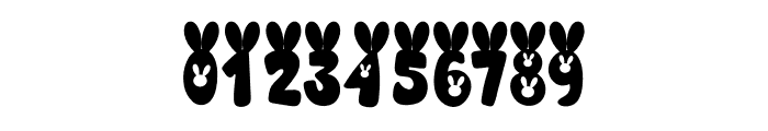 At73 Easter Bunny Font OTHER CHARS