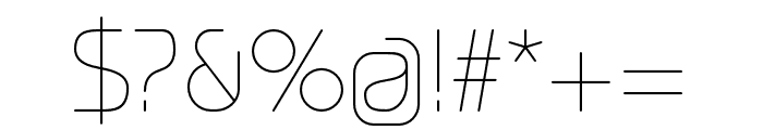 Ata Rounded 25 Thin Font OTHER CHARS