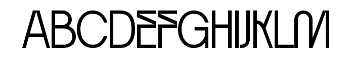 Ateoric-Regular Font UPPERCASE