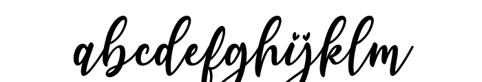 Athasya Starlay Italic Font LOWERCASE