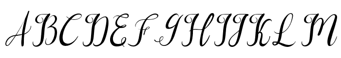 Athea-Italic Font UPPERCASE