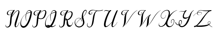 Athea-Italic Font UPPERCASE
