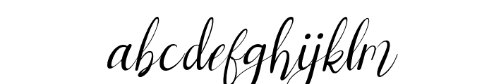 Athea-Italic Font LOWERCASE