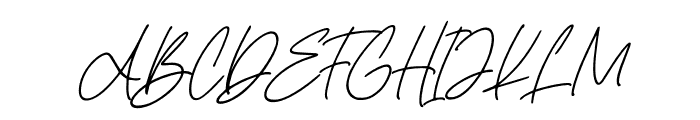 Athena River Italic Font UPPERCASE