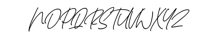 Athena River Italic Font UPPERCASE