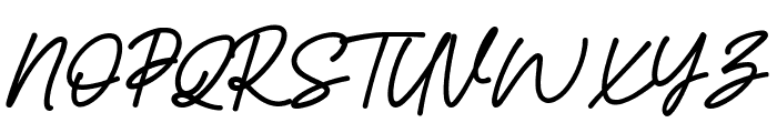 Athena Signature Font UPPERCASE