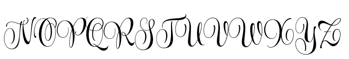 AthenaScript-Bold Font UPPERCASE