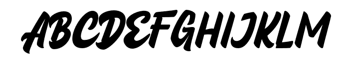 Athetic-Regular Font UPPERCASE