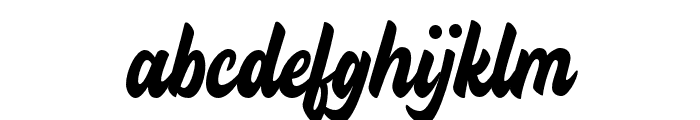 Athetic-Regular Font LOWERCASE