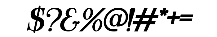 Athiya Bold Italic Font OTHER CHARS