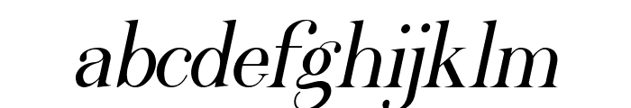 Athiya Italic Font LOWERCASE