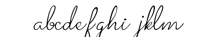 Athoor Style Signature Font LOWERCASE