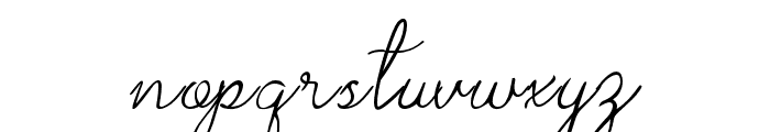 AthoorStyleSignature Font LOWERCASE