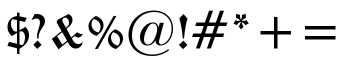 Atilde-Regular Font OTHER CHARS