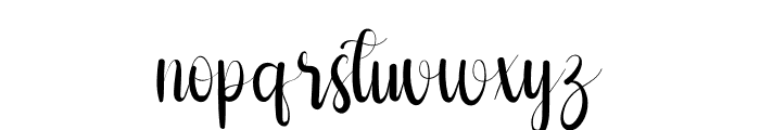 Atitude Font LOWERCASE