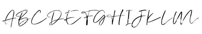 Atkinson Signature  Font UPPERCASE