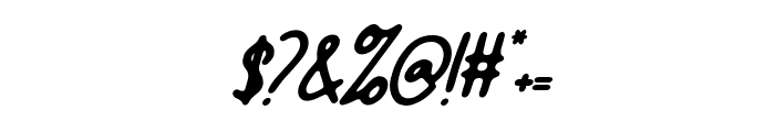 Atlantha Italic Font OTHER CHARS