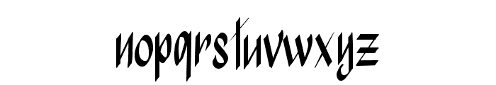 Atmospheric Christmas Regular Font LOWERCASE