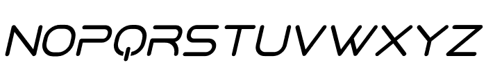 Atomed Italic Font UPPERCASE