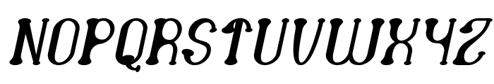 Atomic Bold Italic Font UPPERCASE