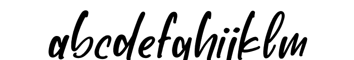 Atomique Italic Font LOWERCASE