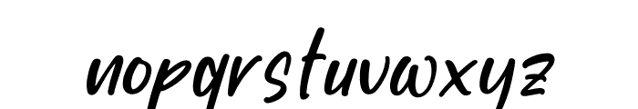 Atomique Italic Font LOWERCASE