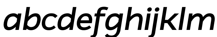 Atozimple Bold Italic Font LOWERCASE