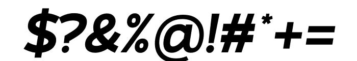 Atozimple ExtraBold Italic Font OTHER CHARS