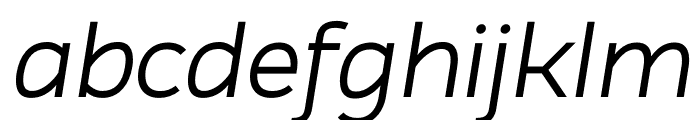 Atozimple Italic Font LOWERCASE