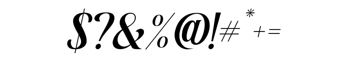 Atrisco Italic Font OTHER CHARS
