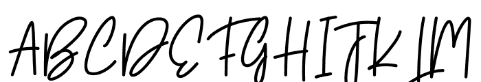 Attachment Signature Font UPPERCASE
