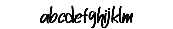 Attack Fight Font LOWERCASE