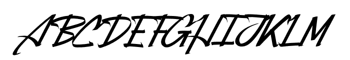 Attacktion Font UPPERCASE