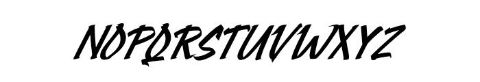 Attacktion Font LOWERCASE