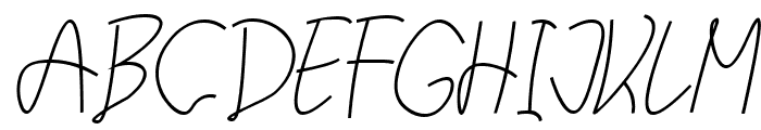 Attasey Italic Font UPPERCASE