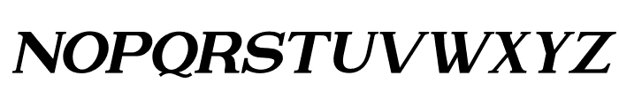 Attention Serif Slant Bold Bold Italic Font LOWERCASE
