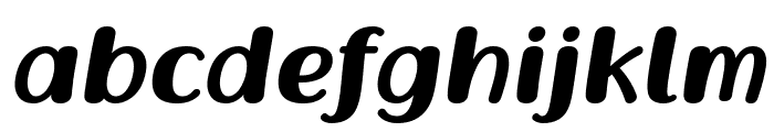 Attentive and Understanding Italic Font LOWERCASE