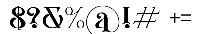 AttillaSandora-Regular Font OTHER CHARS