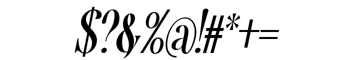 Attitude-Italic Font OTHER CHARS