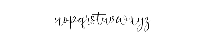 Attractive Font LOWERCASE