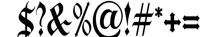 AubangeBelgium-Regular Font OTHER CHARS